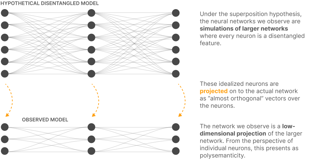 Anthropic superposition diagram